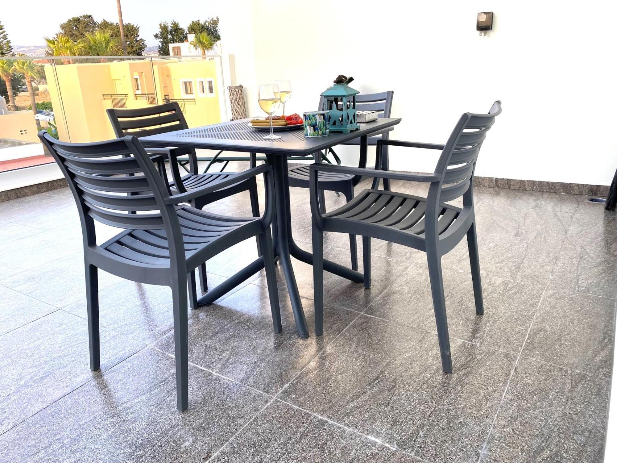 Апартаменты Ev Zin - Modern, Cozy, 1 Bed, Pool, 2 Balconies, A105 Пафос Экстерьер фото